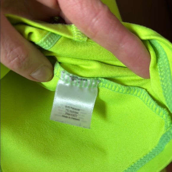 Neon Green Athletic Quarter-Zip Top - Picture 4 of 5